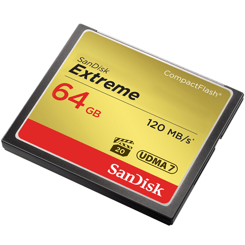 SanDisk 至尊极速系列 Extreme CF存储卡 64GB（UHS-III） 299元