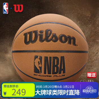 Wilson 7號籃球PU材質NBA系列成人室內室外防滑耐磨