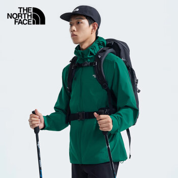 THE NORTH FACE 北面 防風(fēng)夾克男戶(hù)外防風(fēng)單層連帽外套89ZN 綠色/NL1 XL XL/180