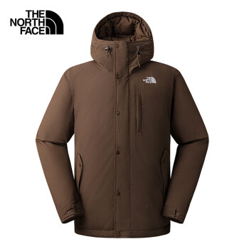 THE NORTH FACE 北面 羽绒服男户外保暖550蓬鹅绒外套88R4 棕色/1OI L