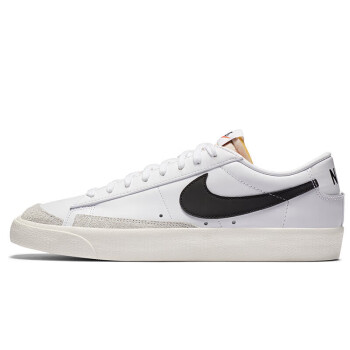 NIKE 耐克 Blazer Low \'77 Vntg 中性休閑運(yùn)動鞋 DA6364-101 白黑 42.5