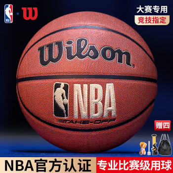 Wilson 篮球NBA比赛室内外耐磨PU成人儿童7号TAKE-OFF系列实战利器801