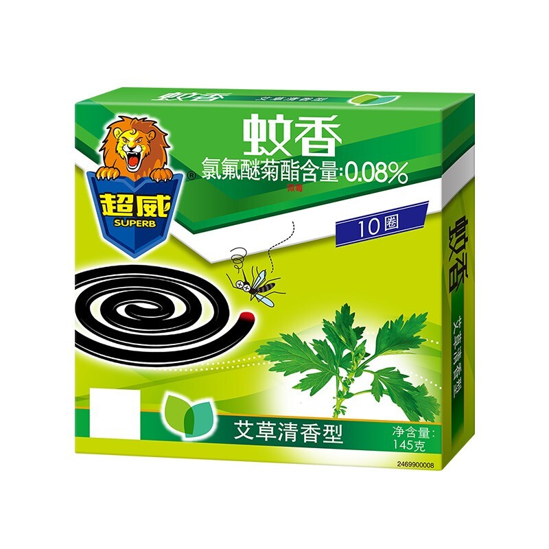 超威 蚊香薄荷盤(pán)香家用驅(qū)蚊室內(nèi)防蚊子加大加量黑蚊香驅(qū)蚊 艾草型 10圈 3盒 券后8.9元