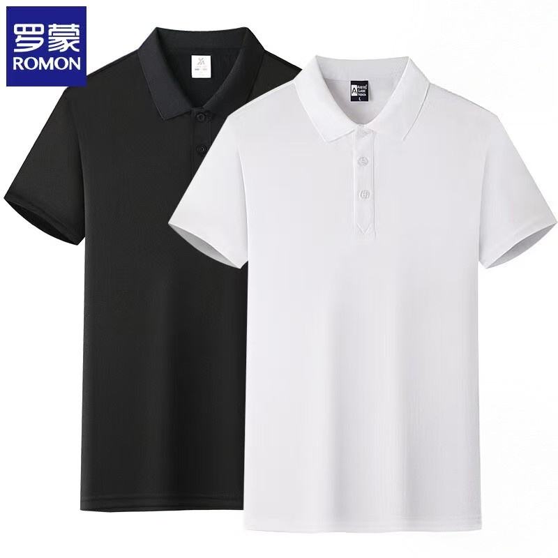 羅蒙 2件裝冰絲polo 59元（合29.5元1件）