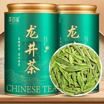 移動端：茶百瑞 龍井茶125g*2 茶葉綠茶2025年新茶明前特級錢塘龍井