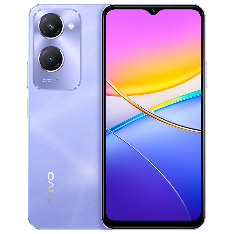 限地區(qū)、PLUS會(huì)員：vivo Y36c 8GB+128GB 菱光紫 589.9元包郵