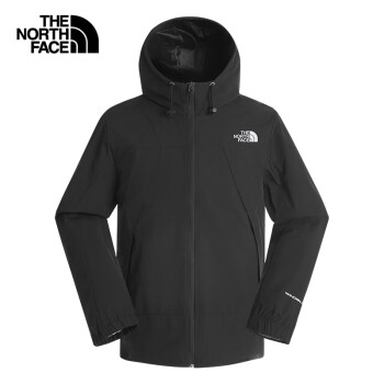 THE NORTH FACE 北面 沖鋒衣男經(jīng)典戶(hù)外防風(fēng)夾克連帽硬殼外套 8ESR JK3 XXL/185