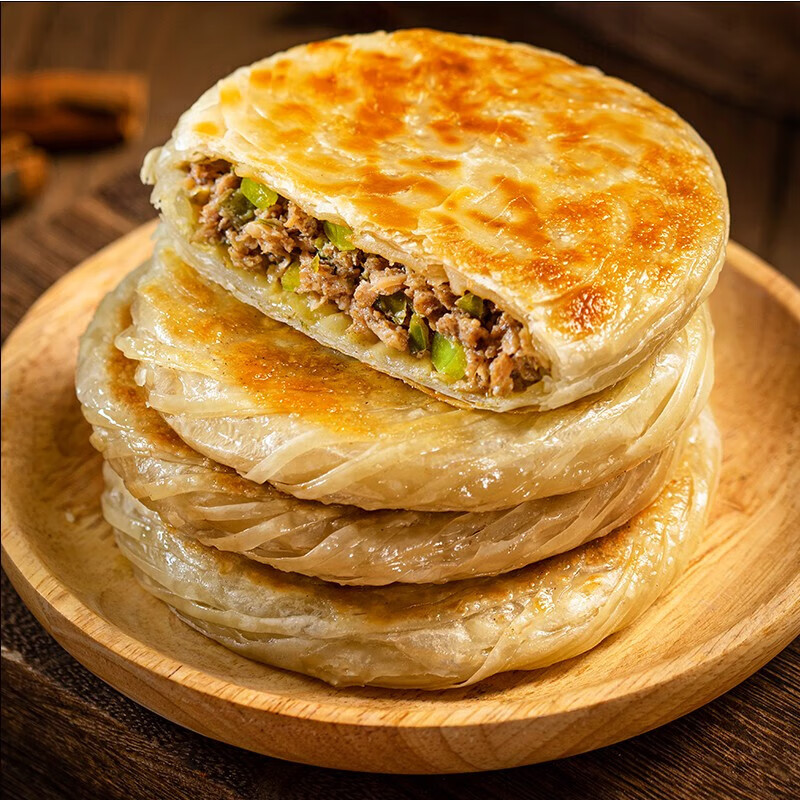 三全 中式早餐系列 陕西风味腊汁肉饼300g（任选8件） 6元（需买8件，需用券）