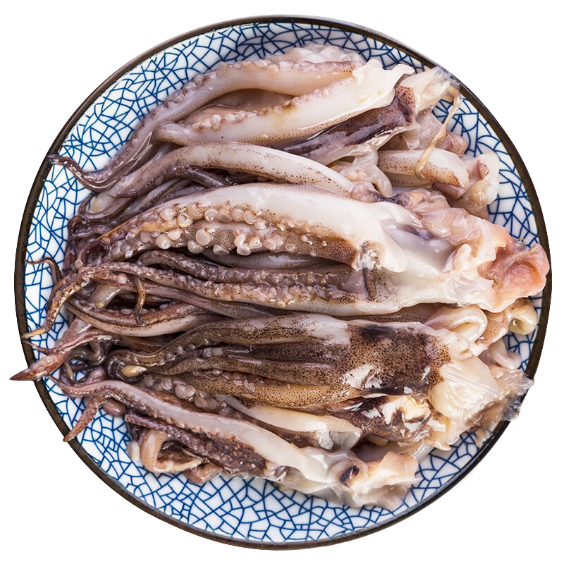 一蝦一世界 魷魚(yú)須帶冰 500g(凈重) 350g*5 62元