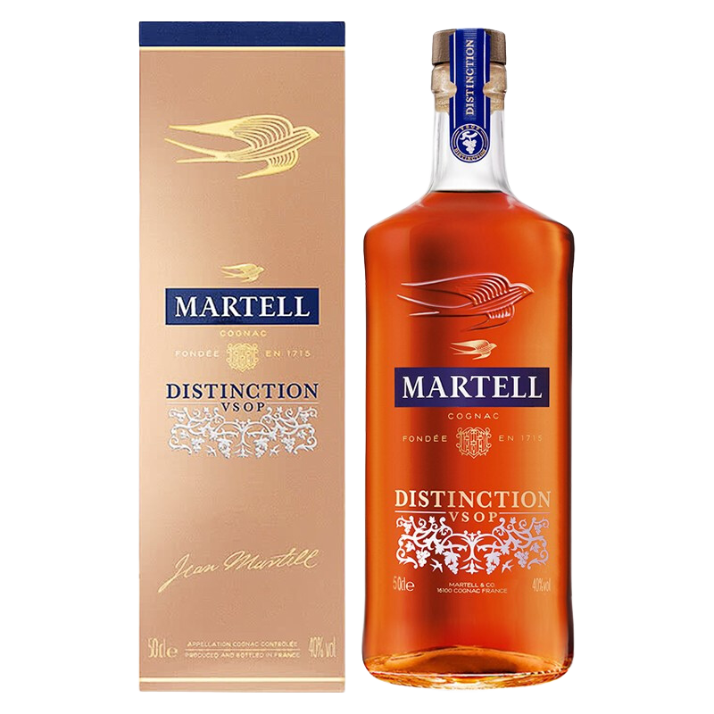 馬爹利（Martell）鼎盛 VSOP 干邑白蘭地 洋酒 鼎盛 500mL 1瓶 +禮袋干邑杯 231元（百億補貼，有贈品）