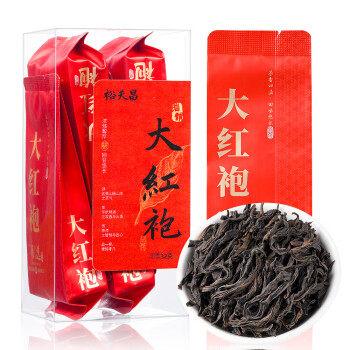 裕天昌 茶葉烏龍茶大紅袍32g禮盒裝 暖胃自己喝 武夷巖茶大紅袍32g