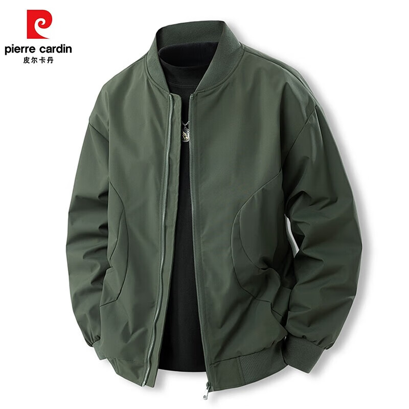 pierre cardin 皮尔·卡丹 皮尔卡丹夹克男2025春季外套男士棒球服 券后69.9元