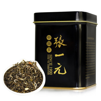 张一元 特级 茉莉花茶 50g 黑罐