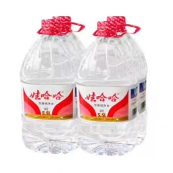 娃哈哈 纯净水 5.5L*4桶