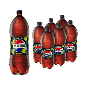 pepsi 百事 無糖 可樂 青檸口味 2L*6瓶