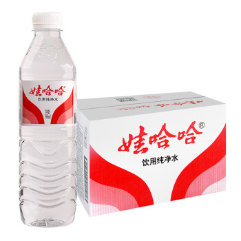 娃哈哈 純凈水飲用水  596ml*24瓶