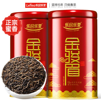 移動端、京東百億補貼：樂品樂茶 特級 紅茶套餐 455g（金駿眉+祁門紅茶+正山小種+滇紅）