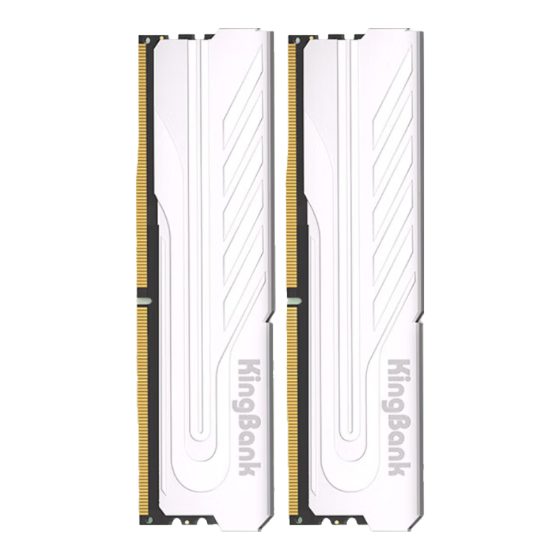 金百达（KINGBANK）16GB(8GBX2)套装 DDR4 3200 台式机内存条 银爵 C16 适配黑神话悟空 188.06元