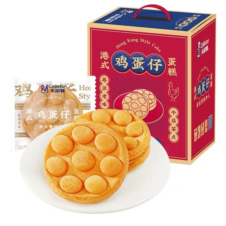 Calleton 卡爾頓 港式雞蛋仔蛋糕 500g 19.9元