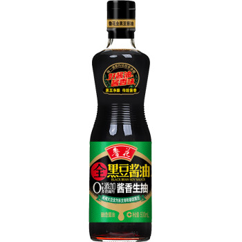 鲁花 全黑豆酱油 酱香生抽 500ml