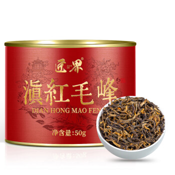 移动端、京东百亿补贴：匠界 滇红毛峰 特级 50g