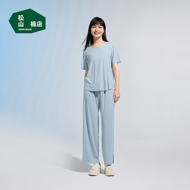 松山棉店 小薄荷羅紋家居服3件套 券后129元