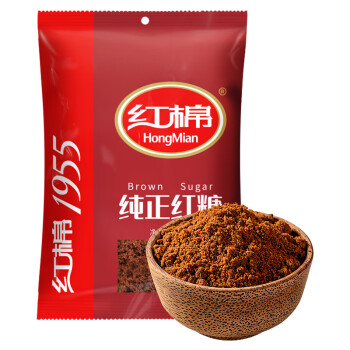 红棉纯正红糖厨房冲调冲调甘蔗红糖400g