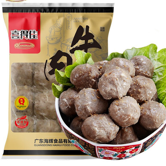 喜得佳 牛肉丸 250g 34.8元