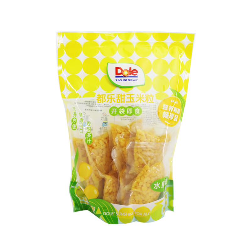 都樂(lè)Dole 甜玉米粒 單包80g 10袋裝 29.9元（需領(lǐng)券）