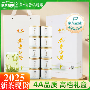 宋一 茶葉禮盒綠茶安吉白茶特級2025新茶明前茶250g