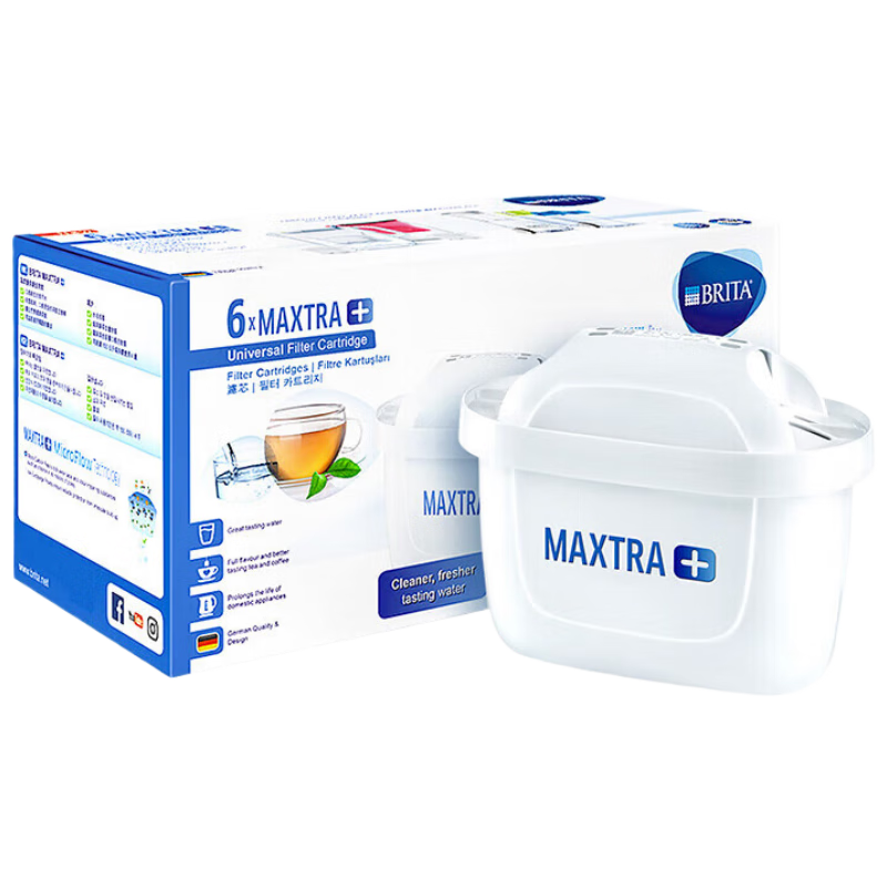 Plus會(huì)員：碧然德（BRITA）濾水壺濾芯 Maxtra+多效濾芯6只裝 113.62元（需領(lǐng)券）