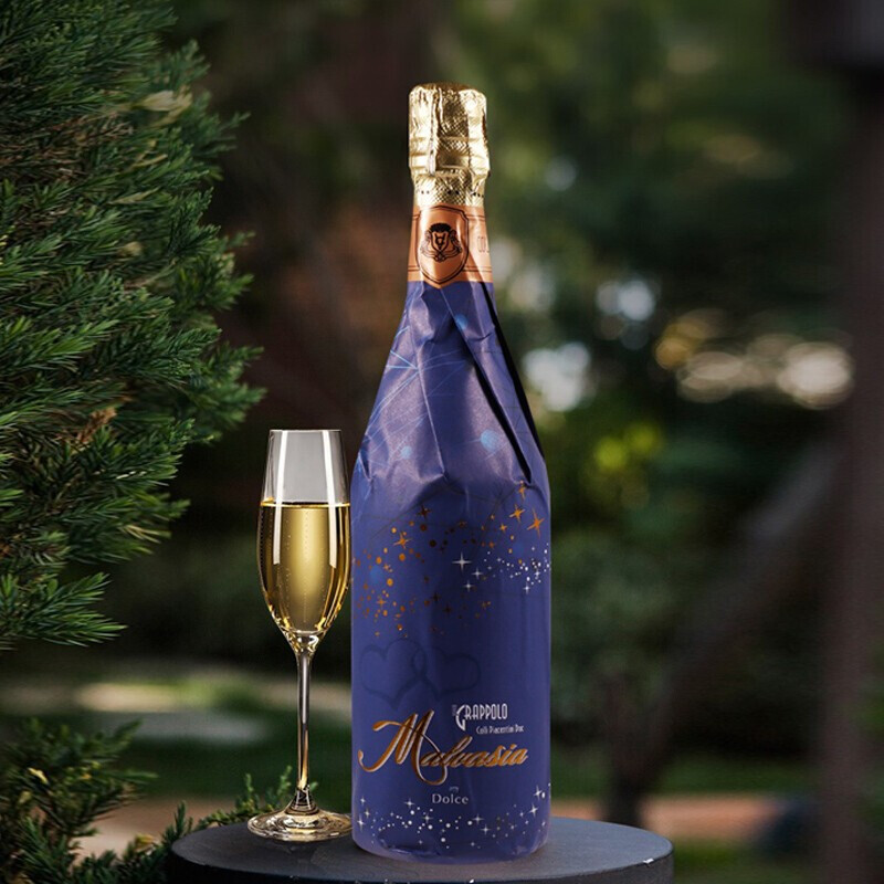 万多 葡萄酒香槟酒瓶型气泡酒750ml单支 34.5元