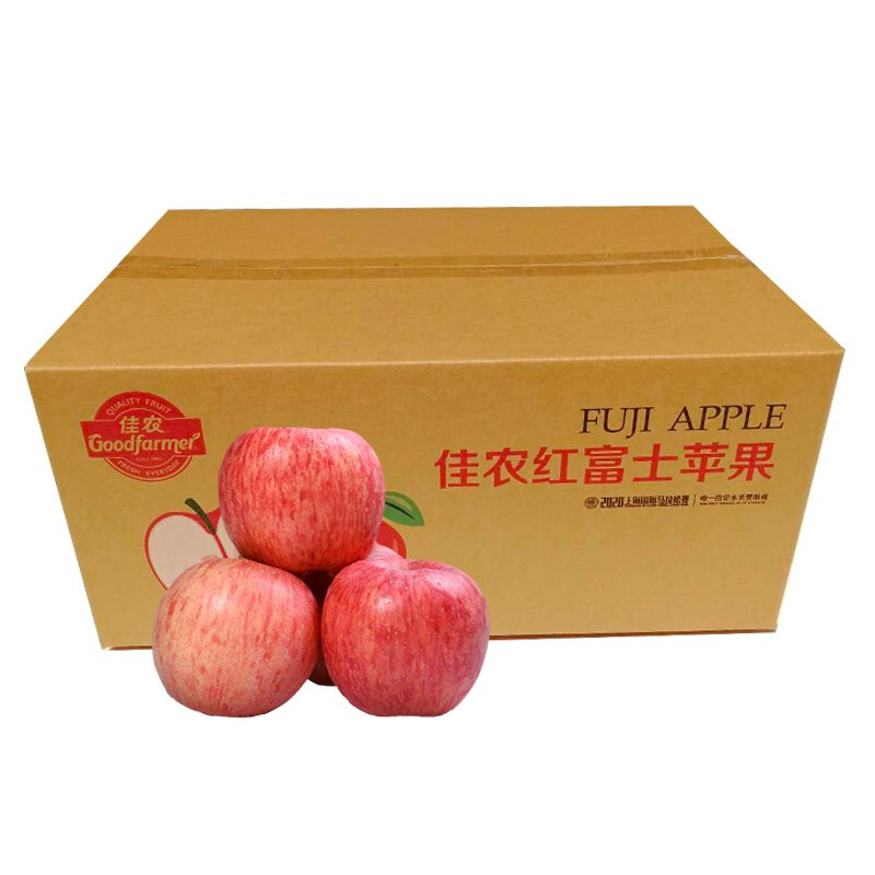 佳農(nóng) 紅富士蘋果 12個(gè) 單果重180-240g 39.9元