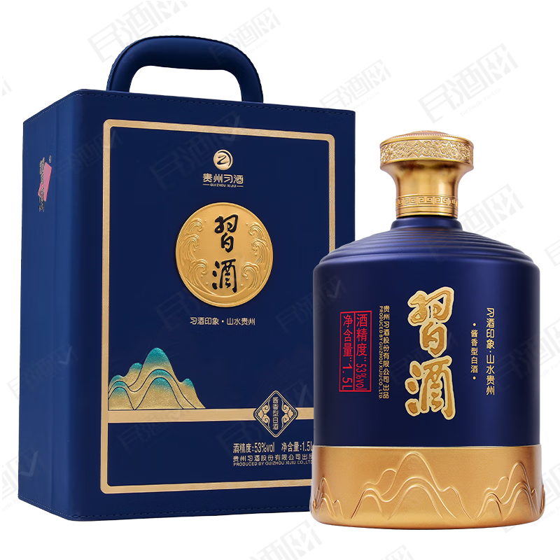习酒 印象山水贵州 53%vol 酱香型白酒 1.5L 单坛 ￥599