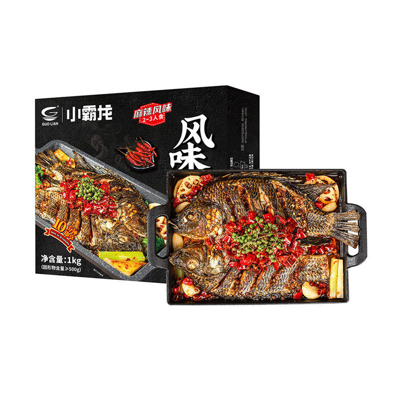 国联 小霸龙 风味烤鱼 麻辣风味 1kg 23.3元