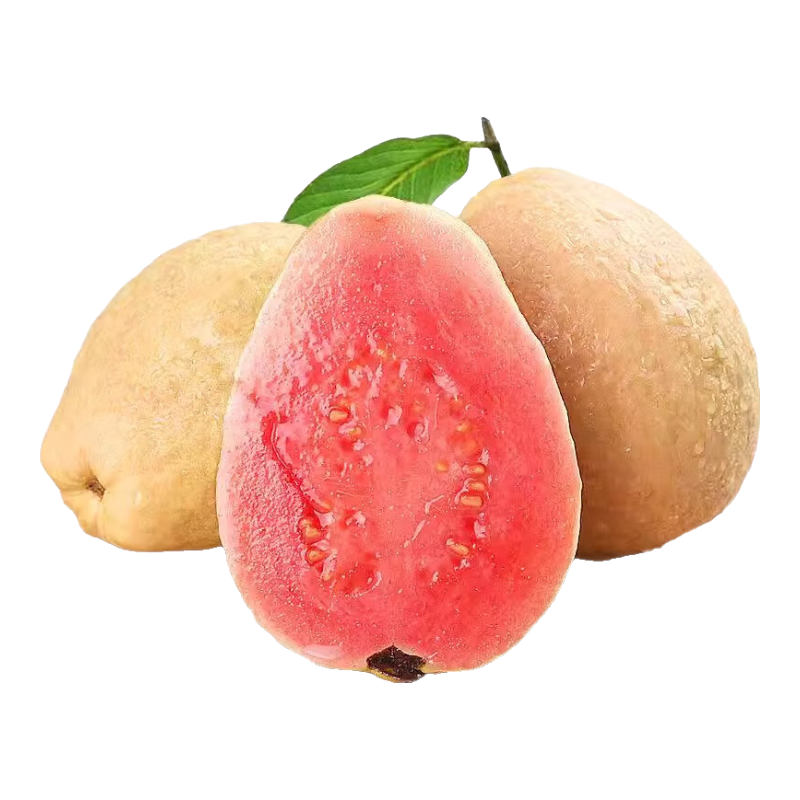 plus會員：京覓 紅心芭樂番石榴 低糖孕婦水果 凈重3斤裝 單果100g+ 源頭直發(fā) 26.6元（需領券）