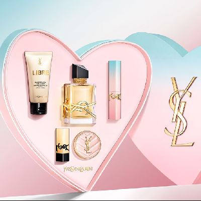 PLUS会员：YSL 圣罗兰 全明星香水彩妆礼盒 自由之水50ml+限定小金条1966 赠粉气垫B10（5g）+自由之水润体乳50ml+方管口红#RM（1.3g） 1353.6元包邮（需领券）