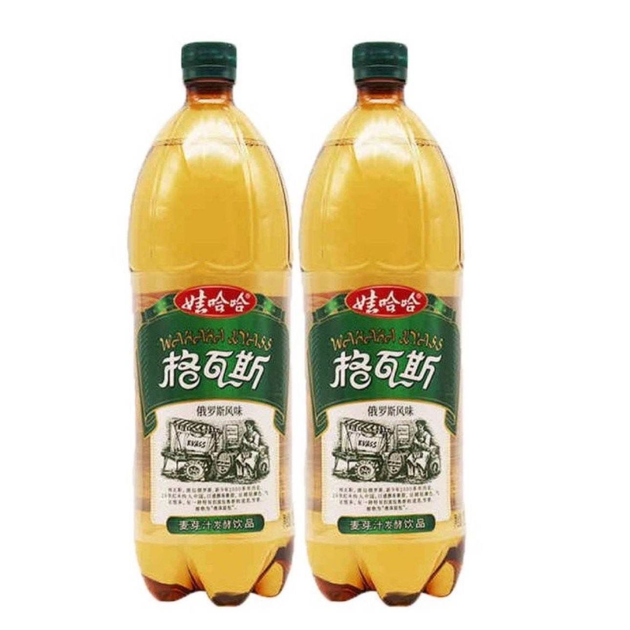 娃哈哈 格瓦斯发酵饮料 1.25L*2瓶 8.79元包邮（需用券）