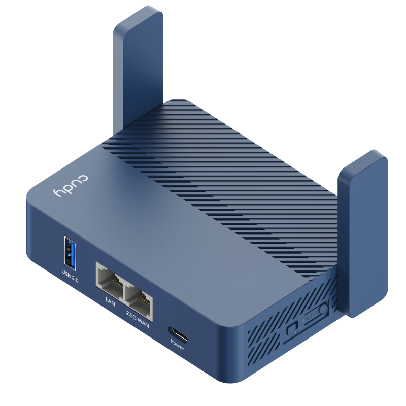 限地區(qū)，plus:CUDY AX3000 WiFi 6 迷你路由器 TR3000 2.5G網(wǎng)口 輕Nas USB充電寶供電 便攜 隨行  130.64元（需領(lǐng)券）