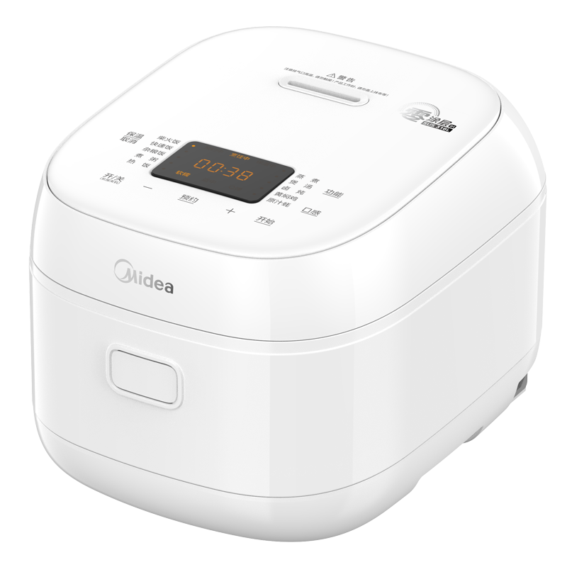 美的（Midea）电饭煲0涂层 家用3L电饭锅不锈钢无涂层蜂窝内胆2-3人IH加热智能多功能电饭煲HC3050S 204.89元（晒单返20后)