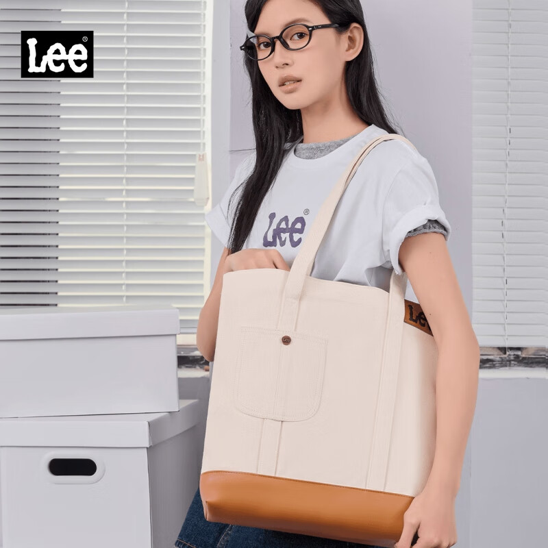 Lee 男女大容量托特包通勤包包休闲简约手提包单肩包 多款可选 74元
