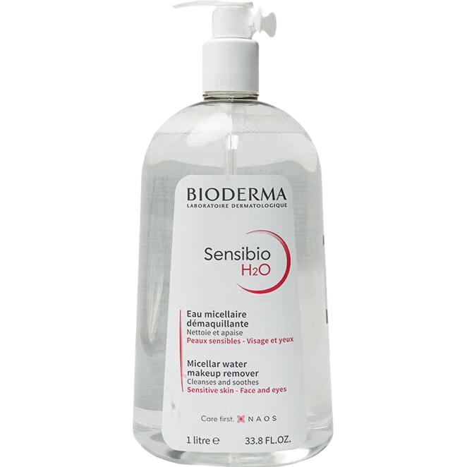 PLUS會員、臨期：貝德瑪（BIODERMA）舒妍潔膚液卸妝水粉水大容量 1L*1瓶 156.18元（合52.06元/瓶）