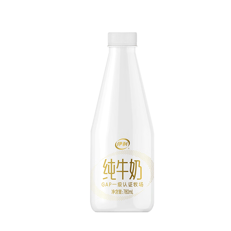 plus會(huì)員、首購(gòu)：伊利 低溫原生高鈣純牛奶780ml *10件 68元（合6.8元/件）