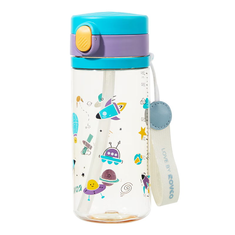日康 儿童吸管学饮杯PPSU牛奶杯 380ml 36.36元