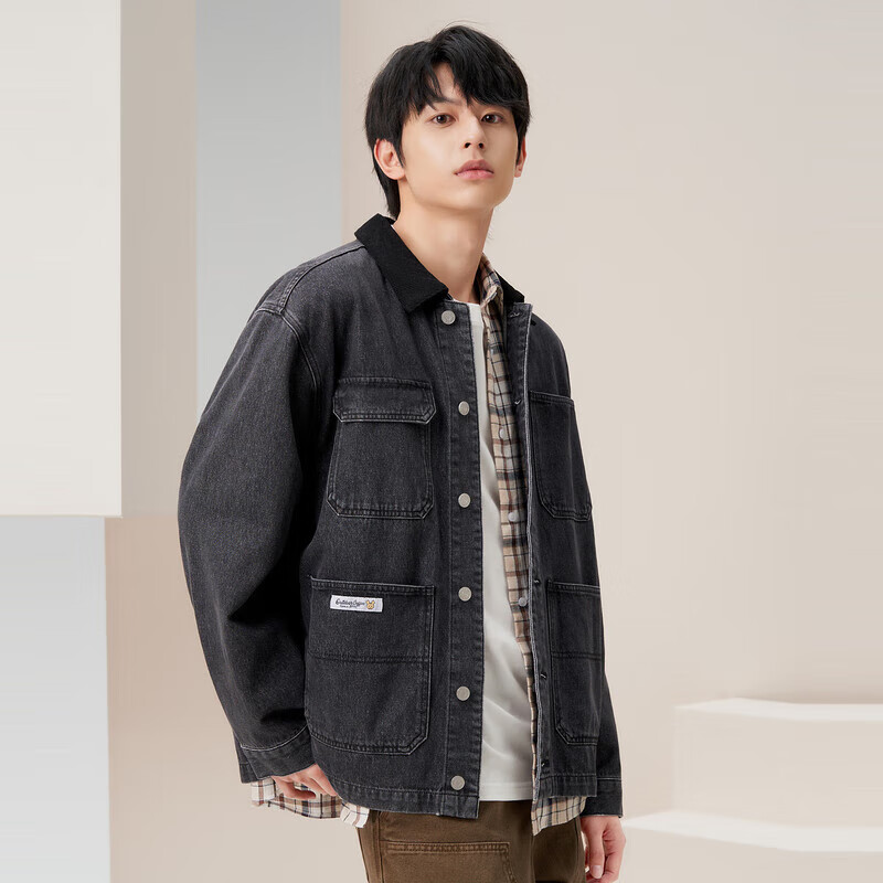 gxgjeans gxg.jeans男装 夹克合集 K款-黑色 J24D1E800471 L (175) 券后141元