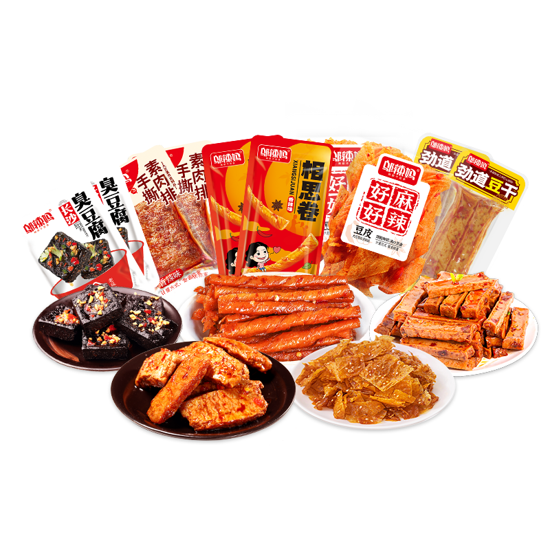 邬辣妈 休闲零食零食大礼包 50包约965g 18.9元（需领券）