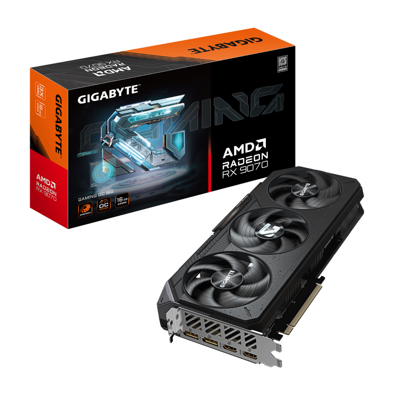 技嘉 显卡 RX9070 GAMING OC 16G魔鹰 券后4979元