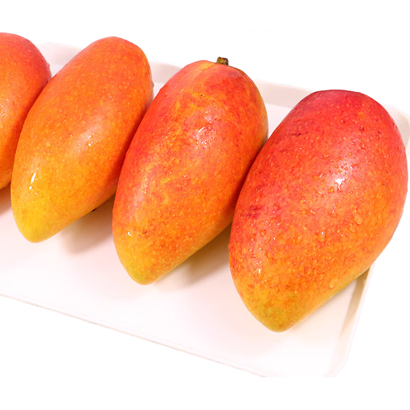 PLUS會員：京鮮生 海南貴妃芒 凈重4.5斤裝 單果100g-150g  17.67元包郵