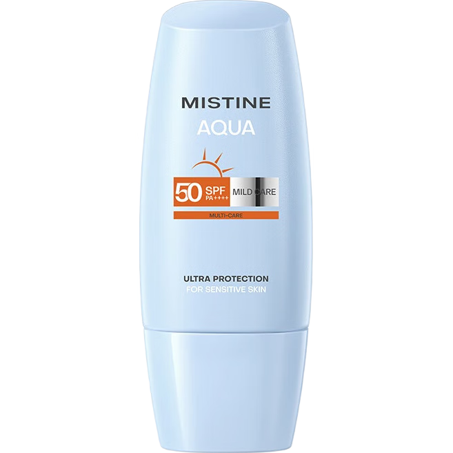 PLUS會(huì)員：Mistine 呵潤(rùn)清透敏感肌防曬霜乳 SPF50 40ml*3件 61.05元包郵（合20.35元/件）