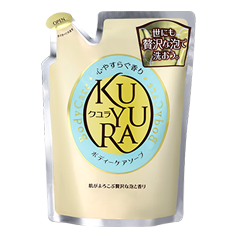 可悠然 美肌沐浴露 恬靜清香型 補(bǔ)充裝400ml 19.9元(需換購(gòu))